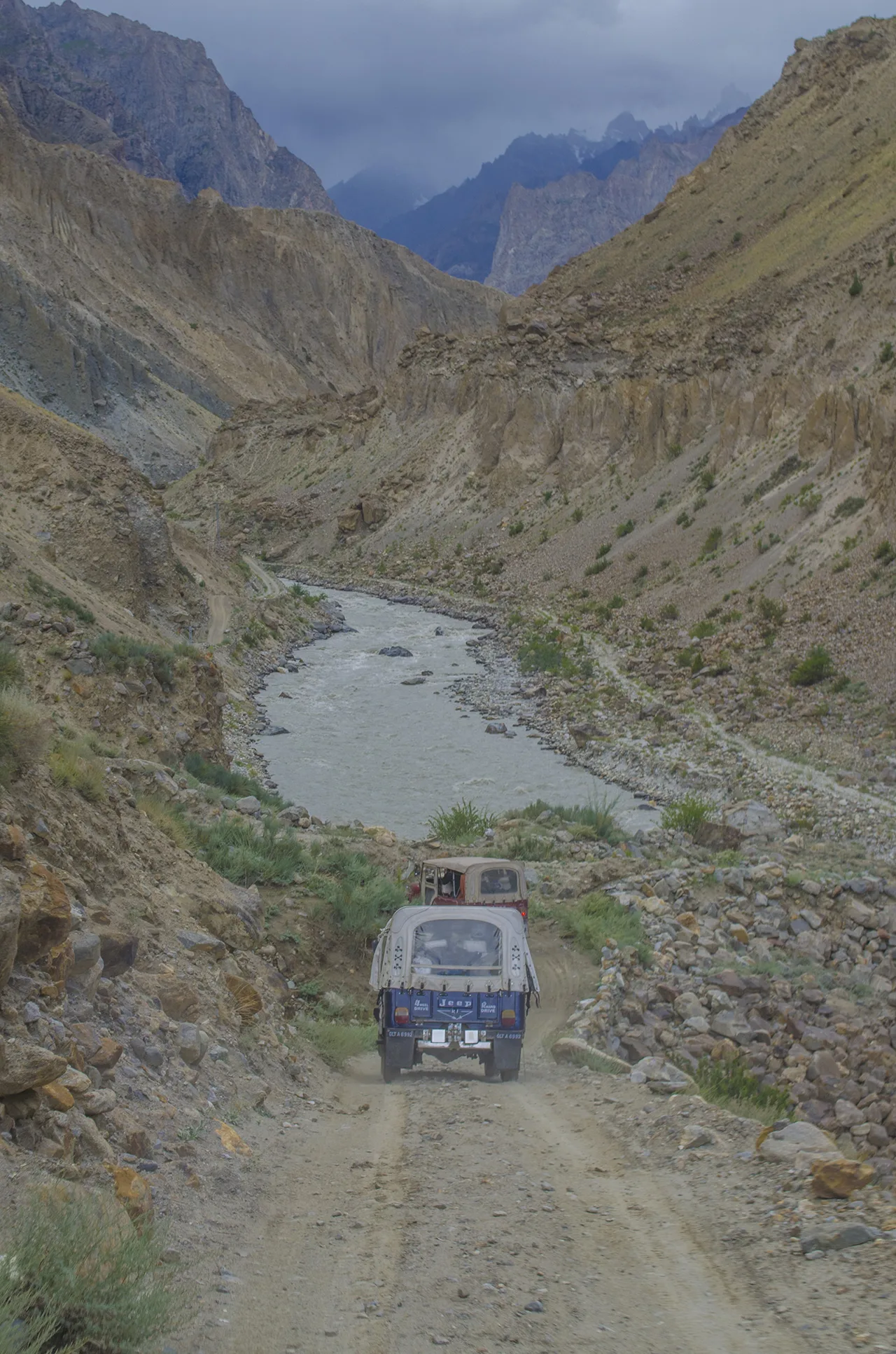 Die Straße zum Hushe-Tal, das südliche Tor zum Masherbrum