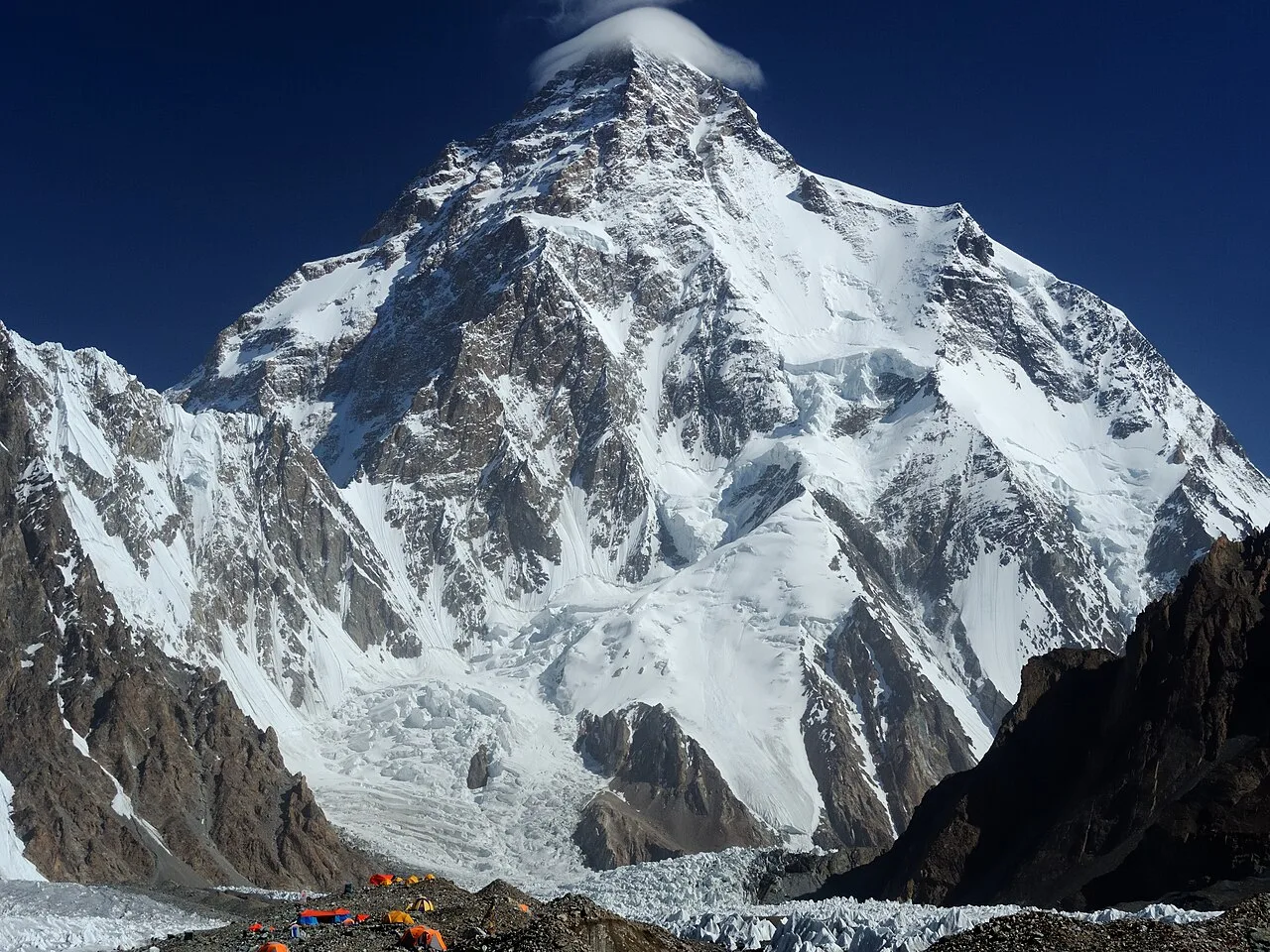 K2, known locally in Balti as Chogori, the 8,611-metre summit pyramid rising above the Karakoram