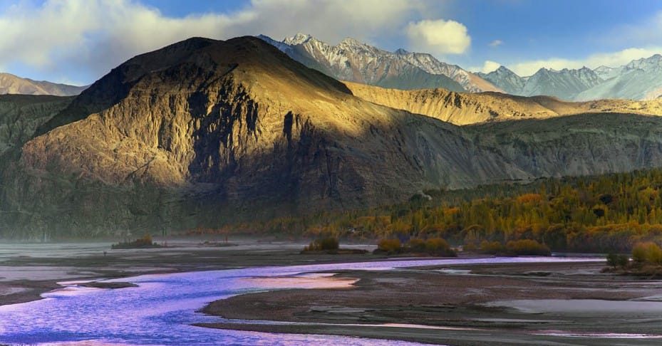Il fiume Braldu nel distretto di Skardu, Gilgit-Baltistan