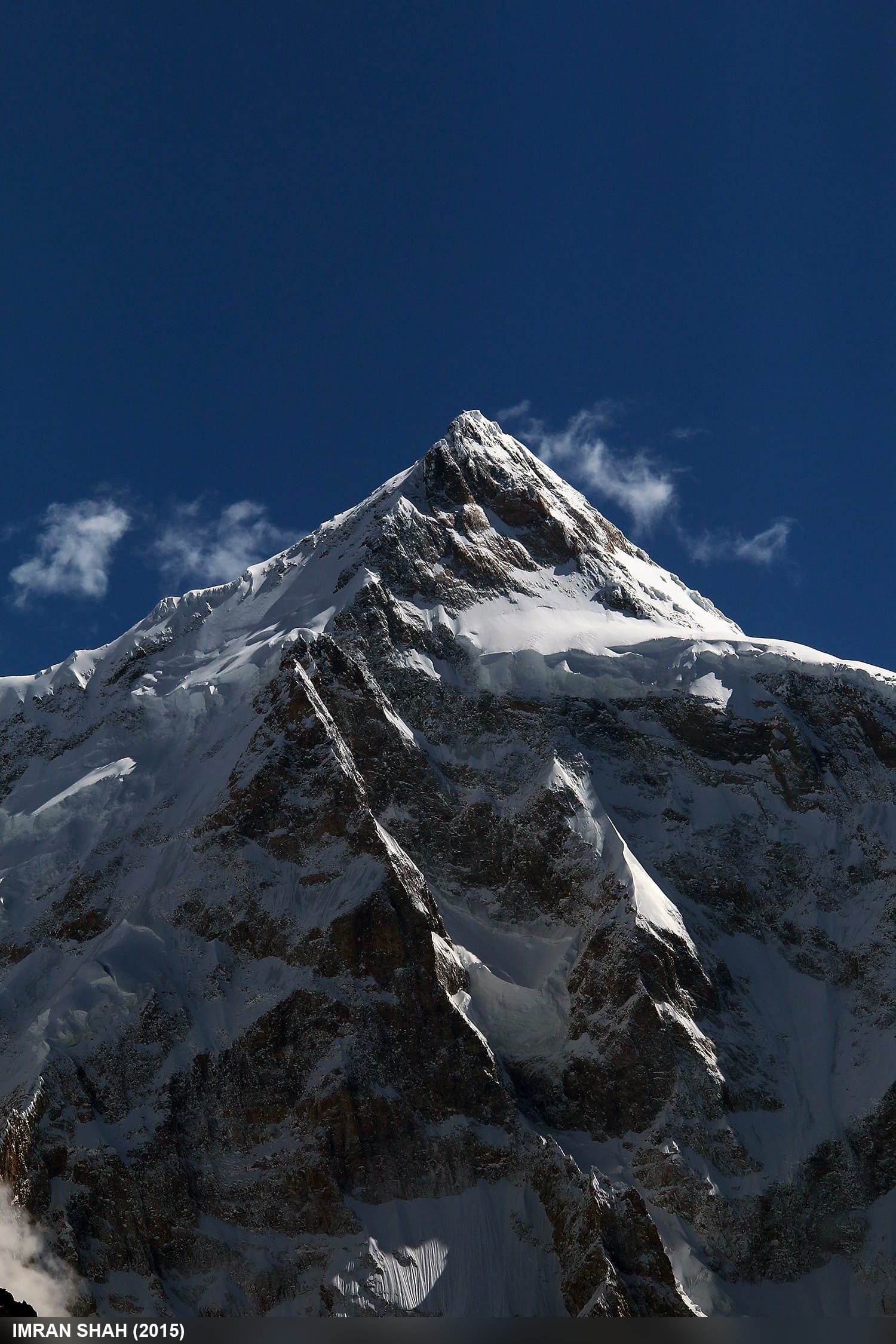 The south face of Shispare (7,611 m) in the Batura Muztagh, Karakoram, Pakistan