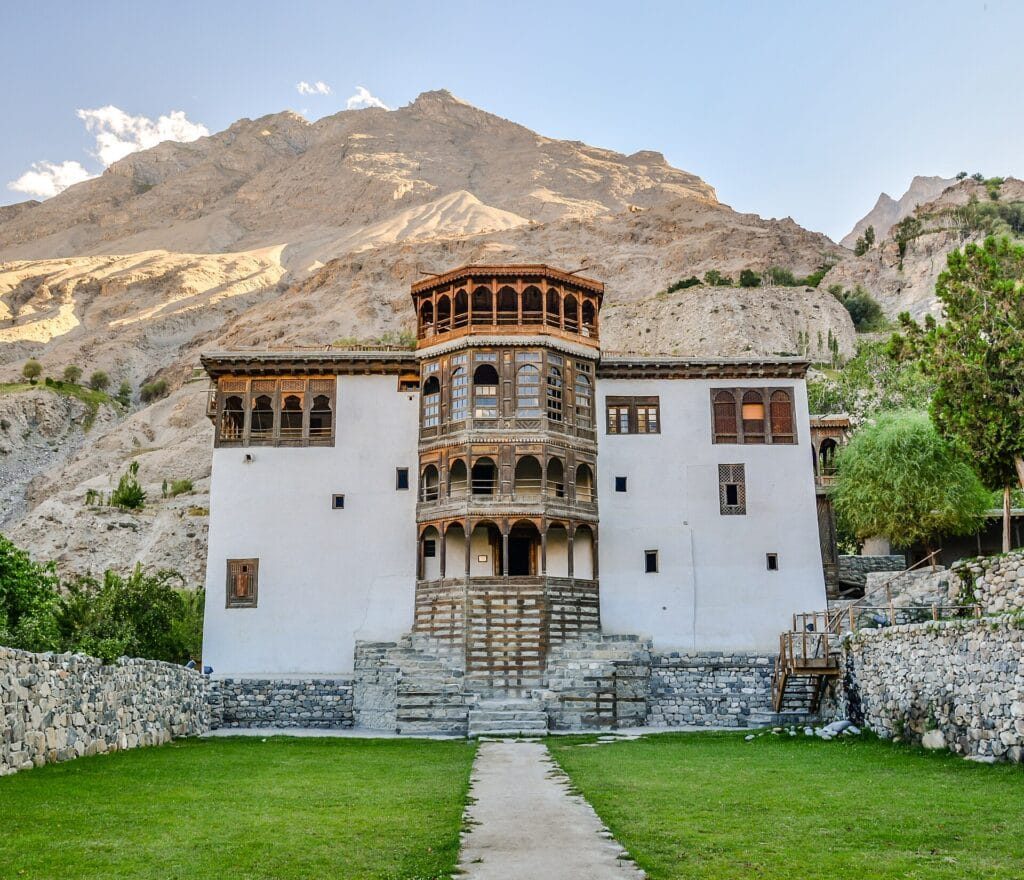 Khaplu Palace main entrance in the Khaplu Valley, Baltistan